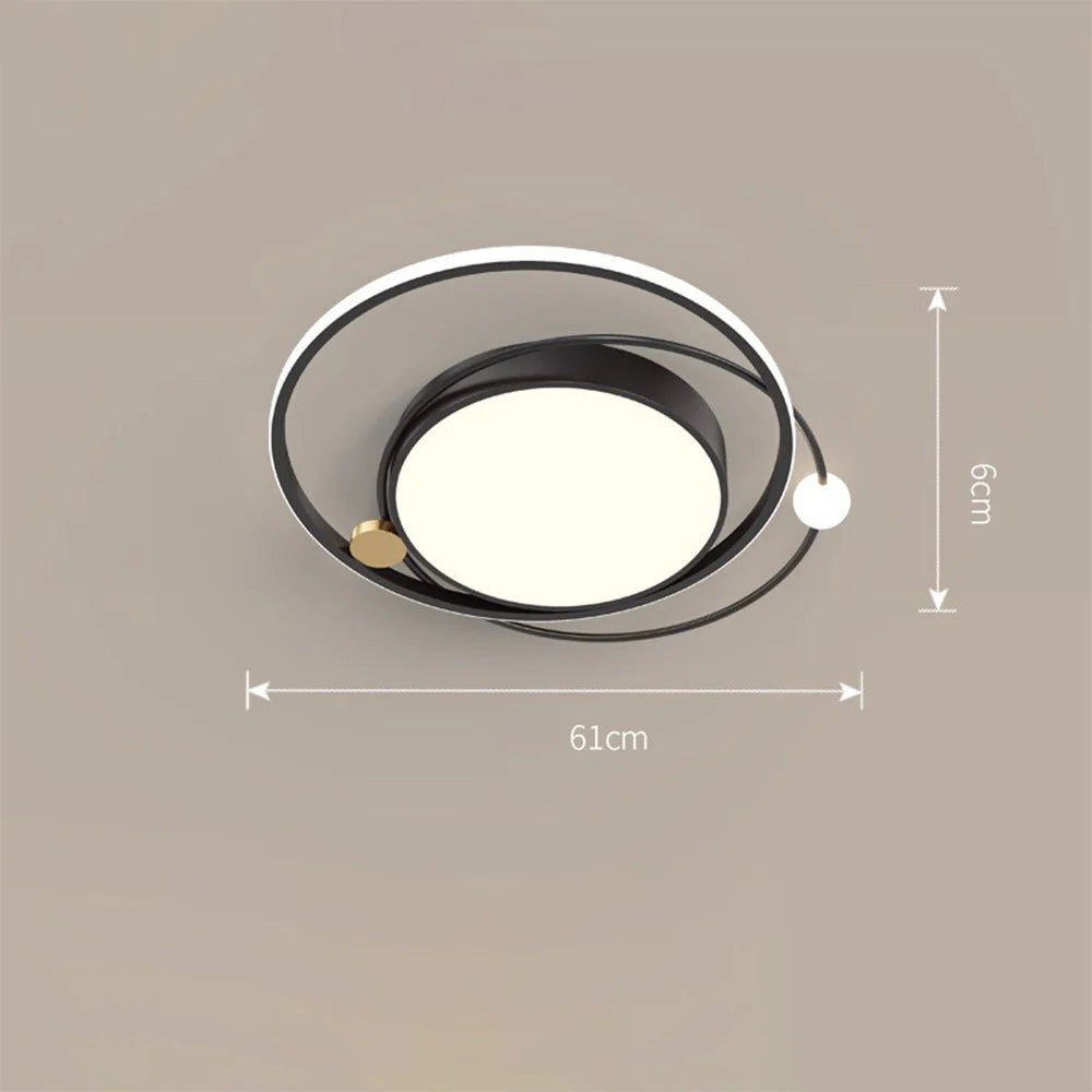 Stylish Round Acrylic Ceiling Light