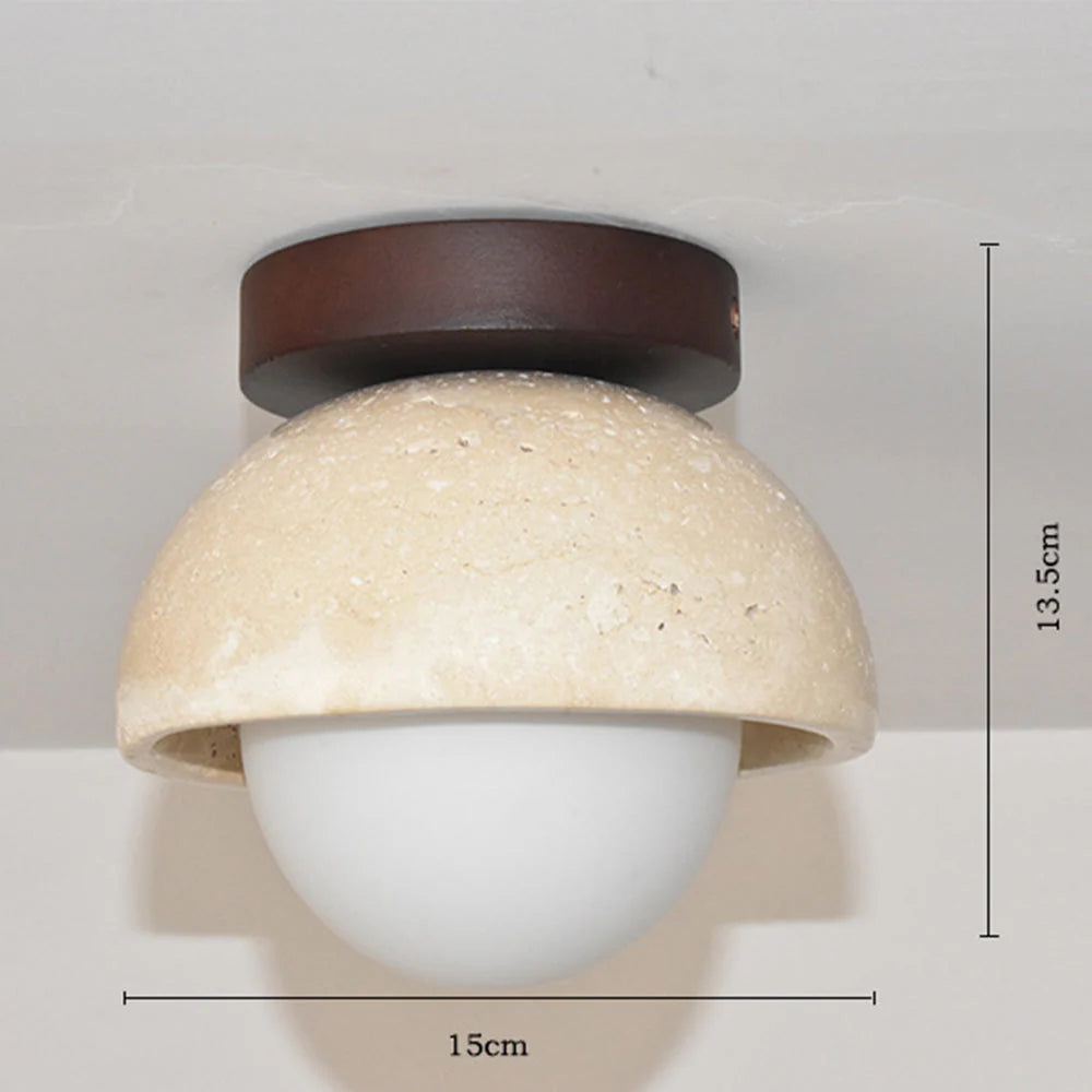 Modern Industrial Stone Wall Light