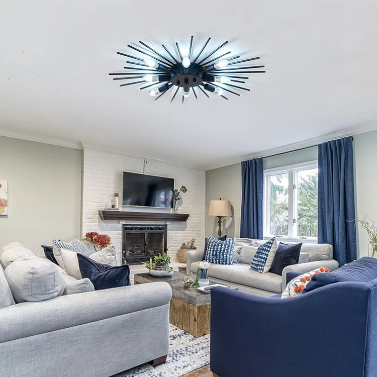 Moderne uregelmæssigt jernværksloftslys