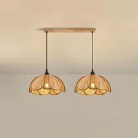 Rattan Blossom Pendant Light
