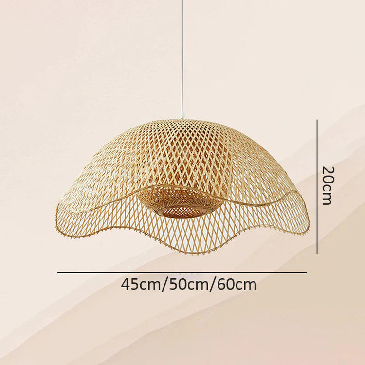 Stilfuld Wave Bamboo Pendel Light