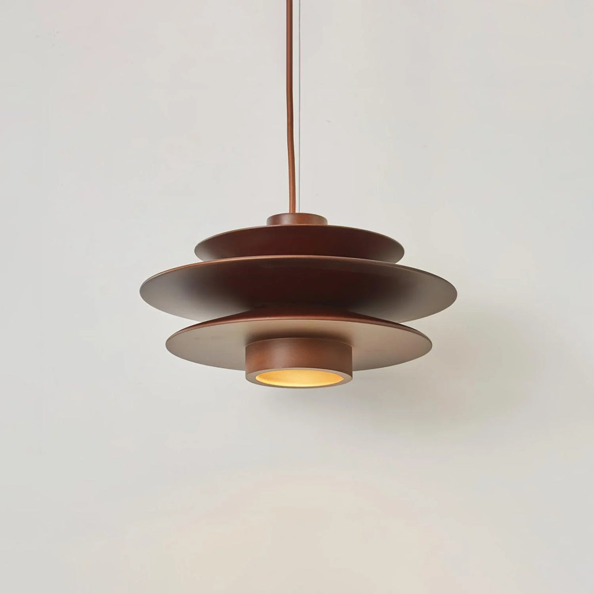 Wooden Cascade Pendant Light