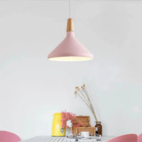 Levendige kegel modern hanglamp