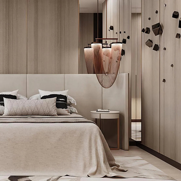 Elegant Drapery Pendant Light