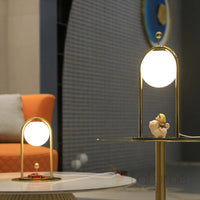 Moderne luksusbedskabsbordlampe