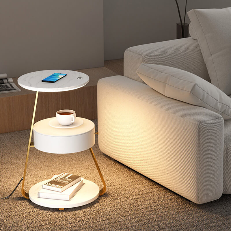 Lampadaire multicouche rechargeable créatif