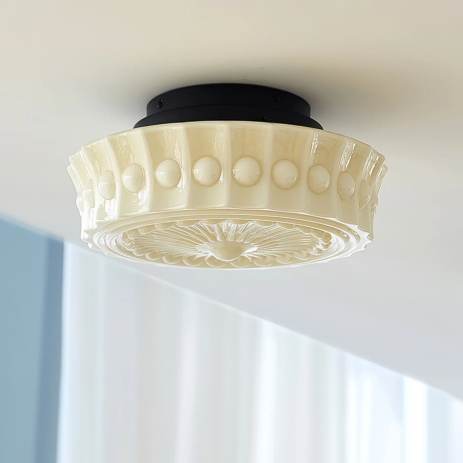 Classic Manor Glass Ceiling Lamp