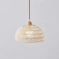 Arco rattan hanglamp