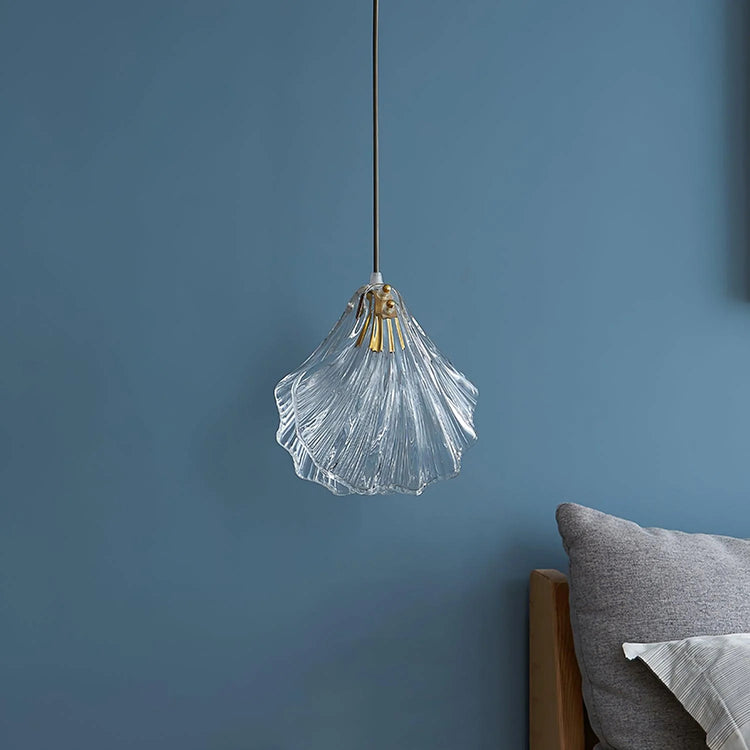 Moderne Shell Glas Pendel Light