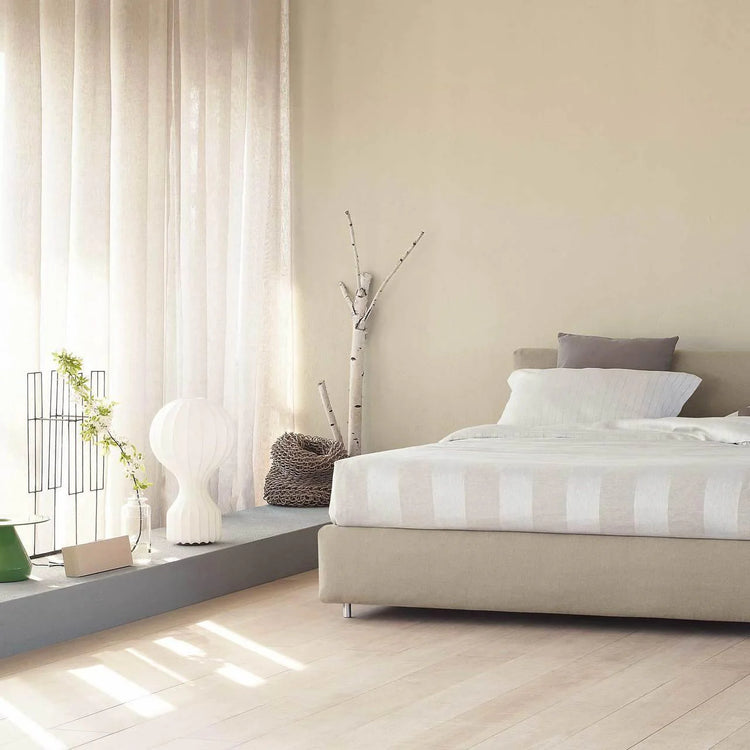 Klassisk ballon silke bordlampe