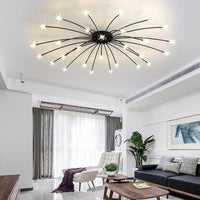 Opulent Star-Globe glass Ceiling Light