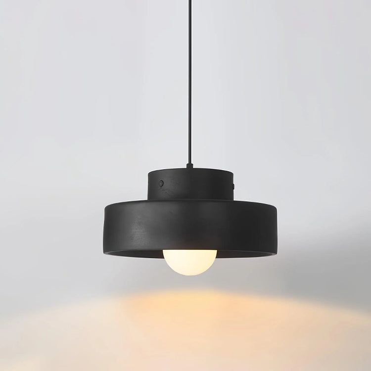 Contemporary Circle Resin Pendant Light