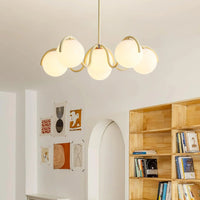 CurvaLuxe Linear Fixture Chandelier