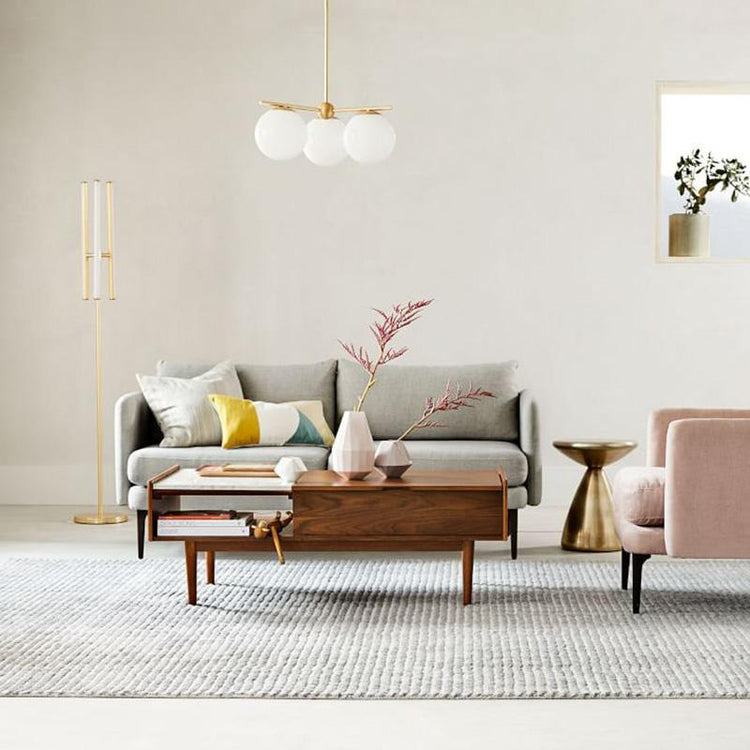 Moderne sfærisk glaslysekrone