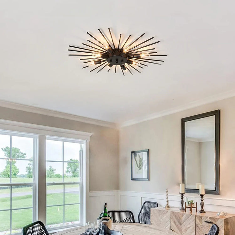 Moderne uregelmæssigt jernværksloftslys