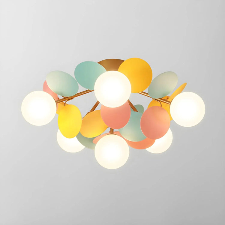 Klassisk boble-pastel akryl loftslampe