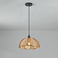 Rattan Blossom Pendant Light