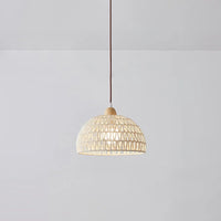 Arco rattan hanglamp