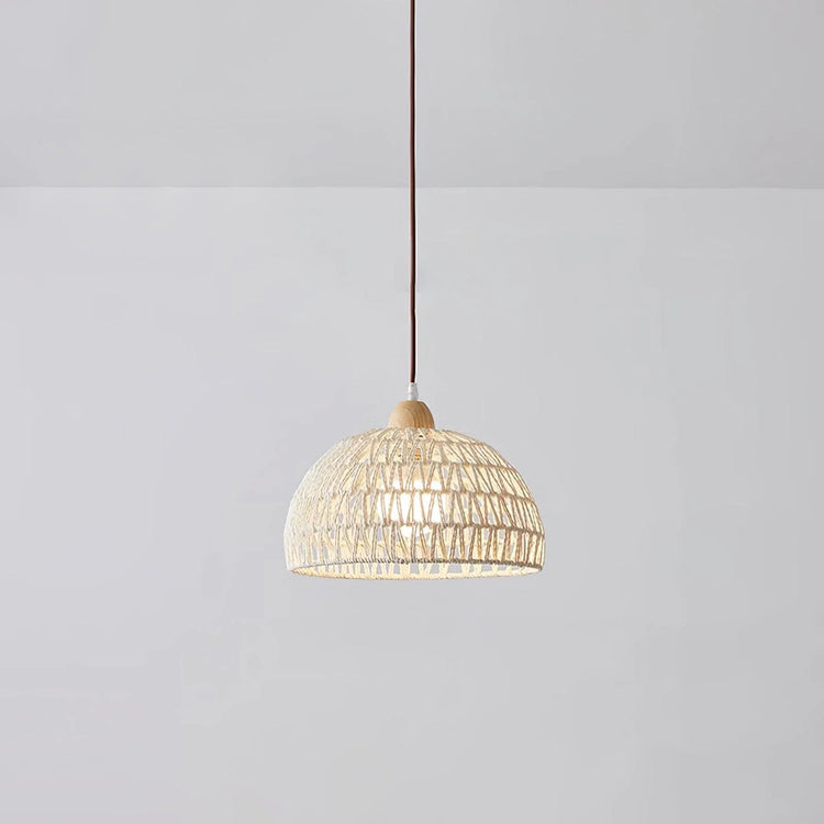 Boho Dome rattan pendel