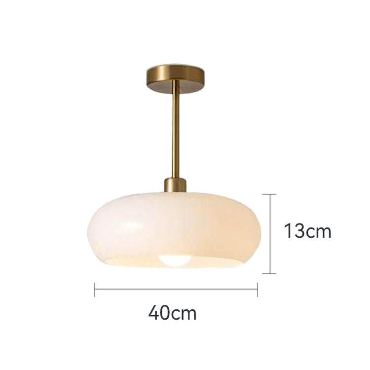 Glarefusion Creative Simple Persimmon Shape Pendant Light