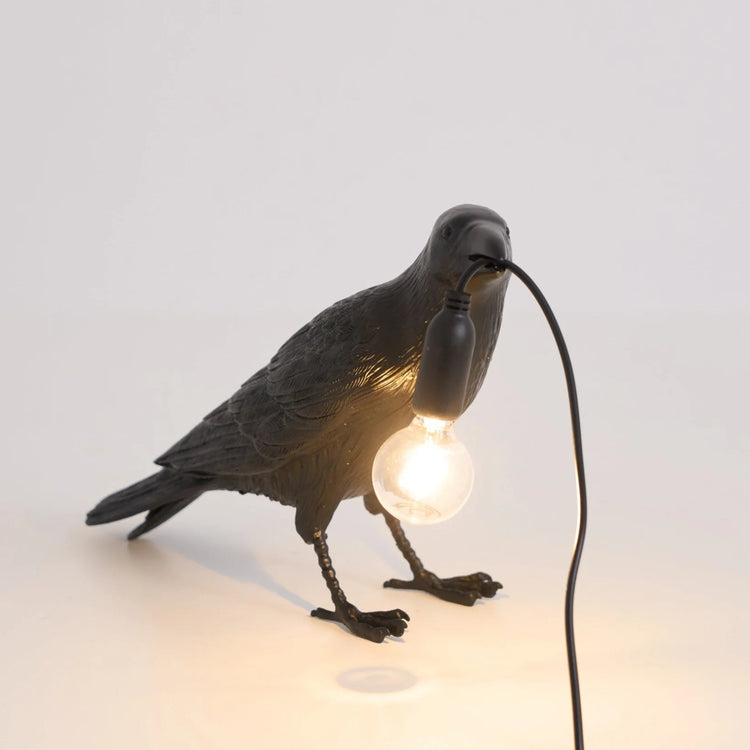 Trendy Crow Resin Bordlampe