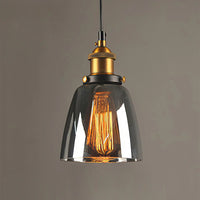 Scandinavian Transparent Glass Pendant Light