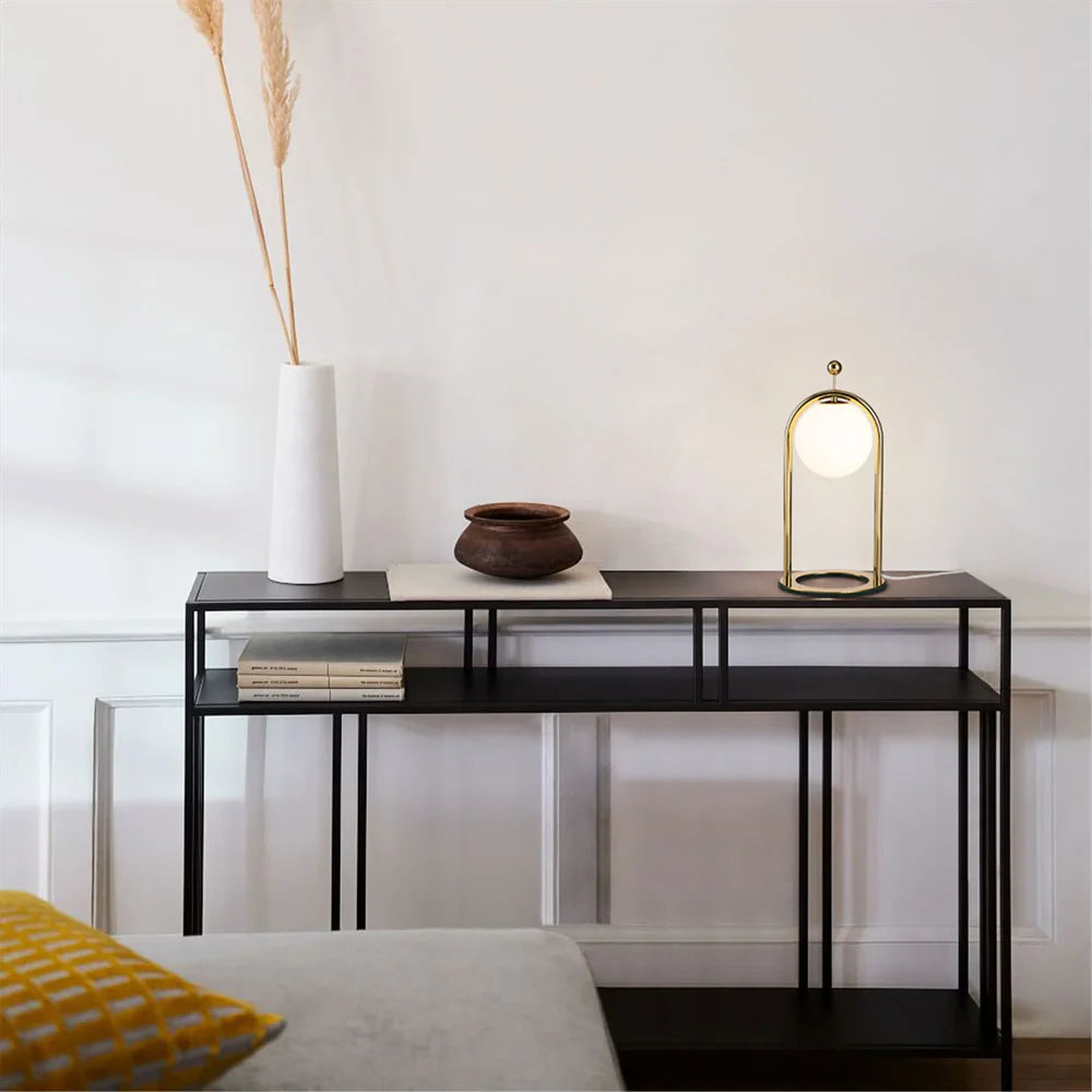 Moderne luksusbedskabsbordlampe