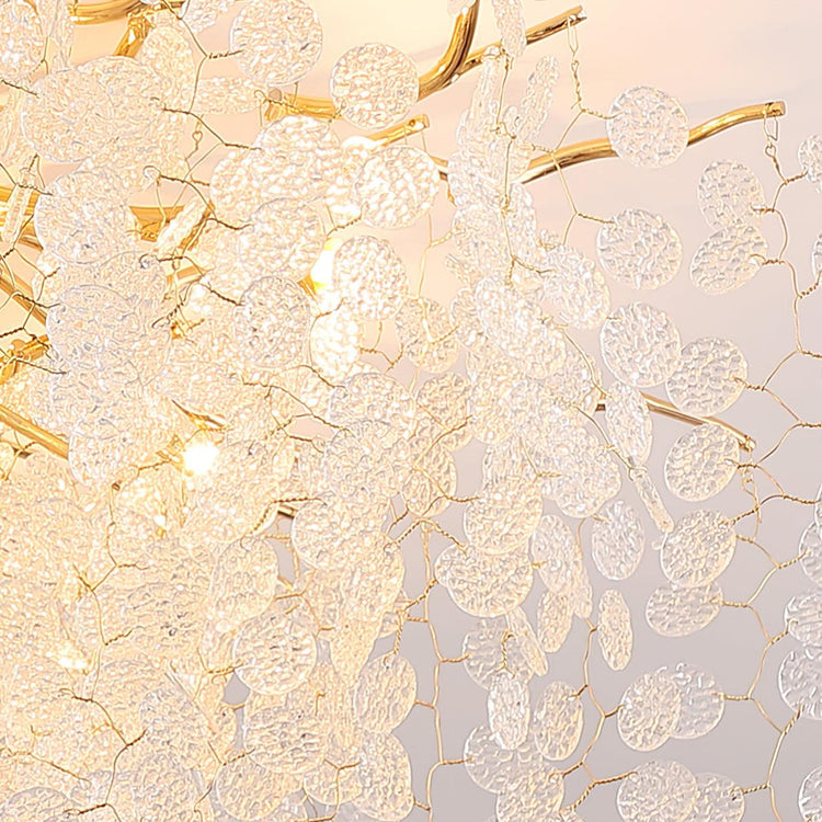 Elegant Blooming Glass Ceiling Light