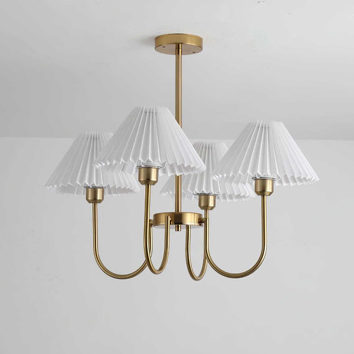 Lampadario plissettato Aurelle
