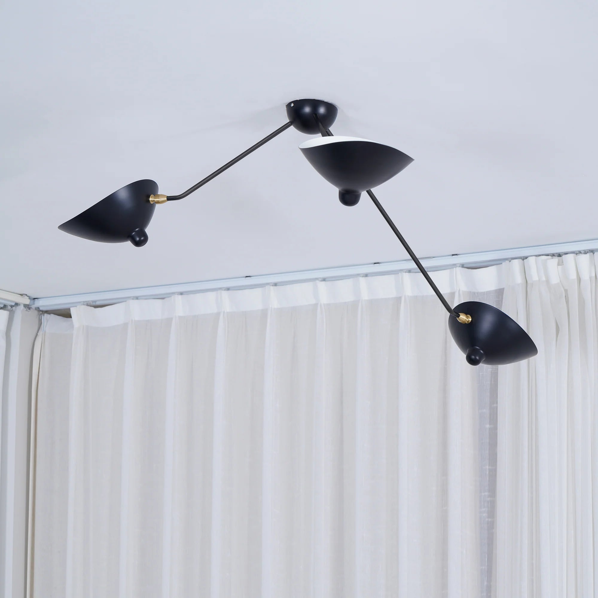 Stylish Celestial Curve Metal Ceiling Light
