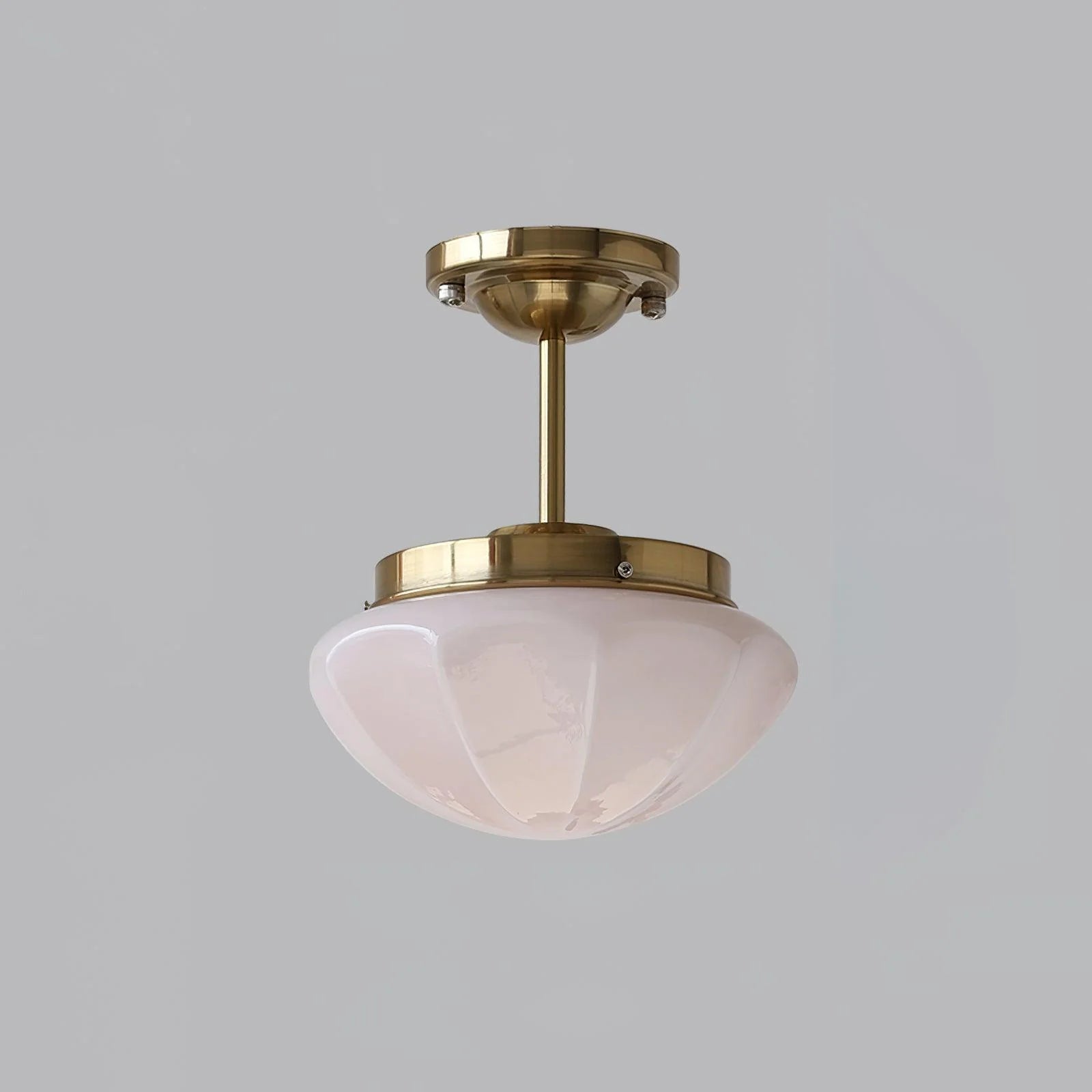 Elegant Sleek Dome Glass Ceiling Lamp