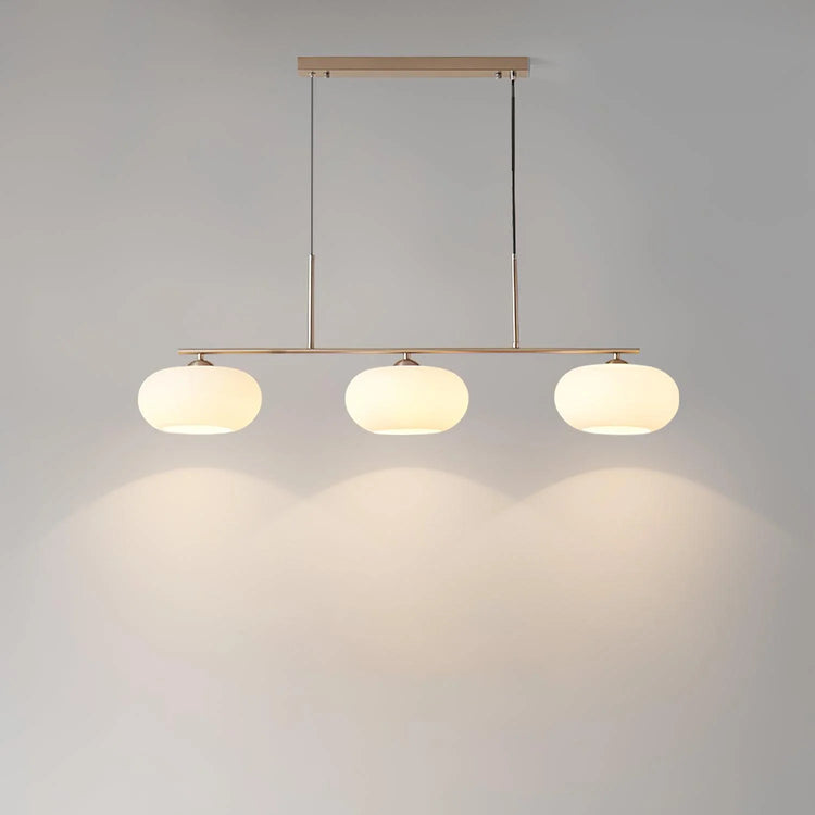 Contemporary Spherical Glass Pendant Light