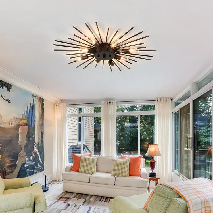 Moderne uregelmæssigt jernværksloftslys