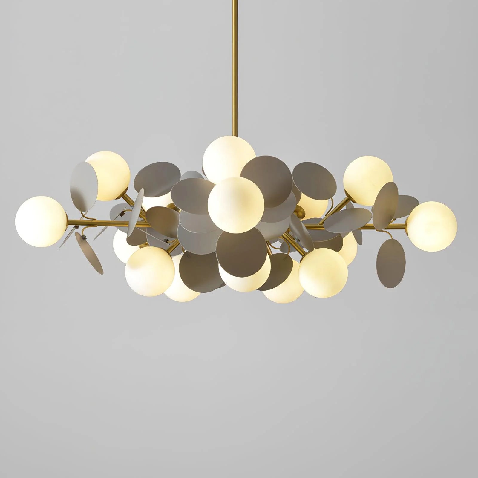 Lampadario a forma di albero di bolle