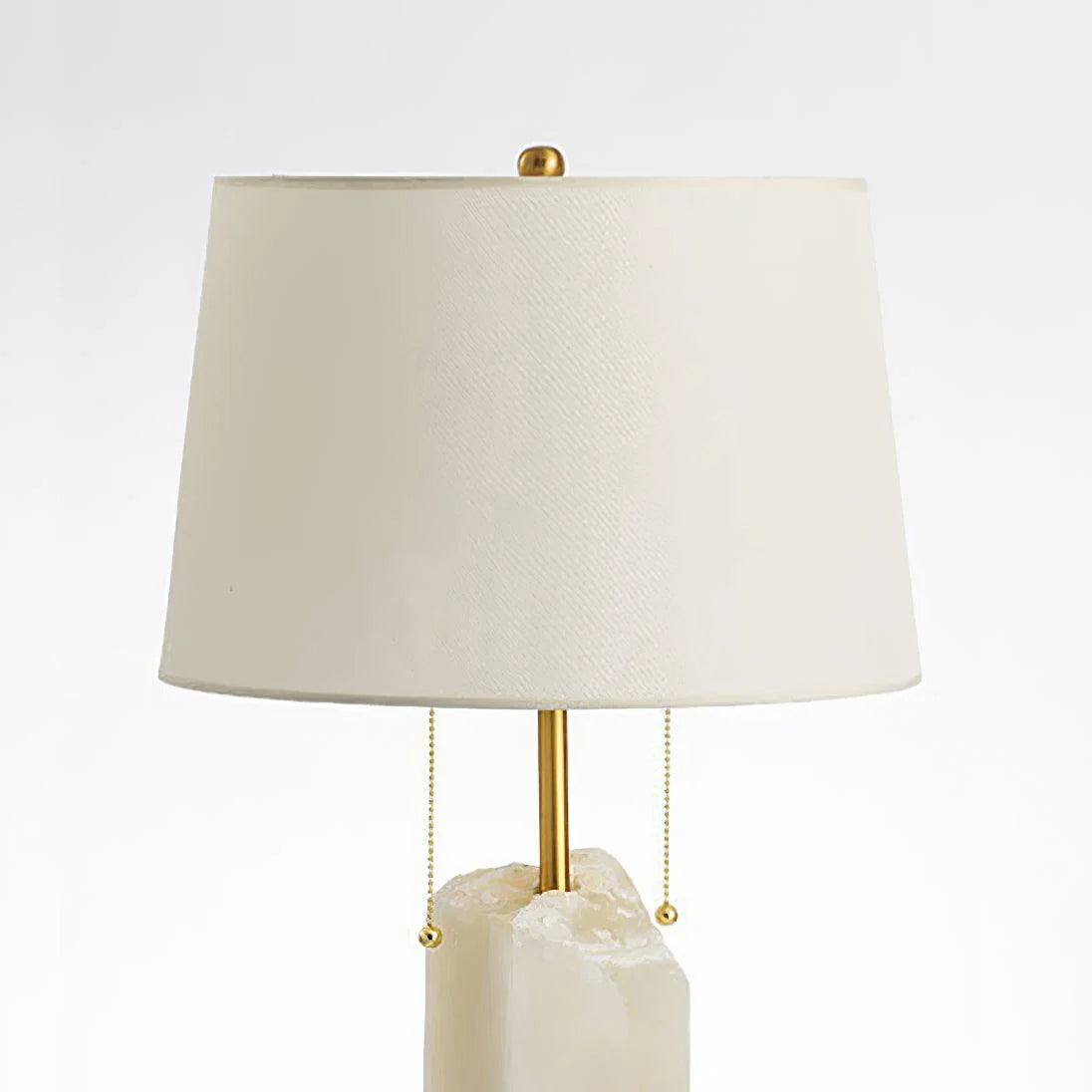 Modern Rectangular Alabaster Table Lamp