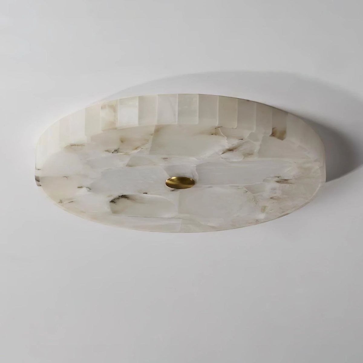 Alabaster gloedplafondlicht