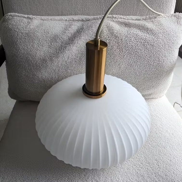 Lampada a sospensione in vetro Nordic Elegance