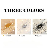 Opulent Star-Globe glass Ceiling Light