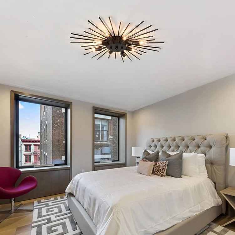 Moderne uregelmæssigt jernværksloftslys