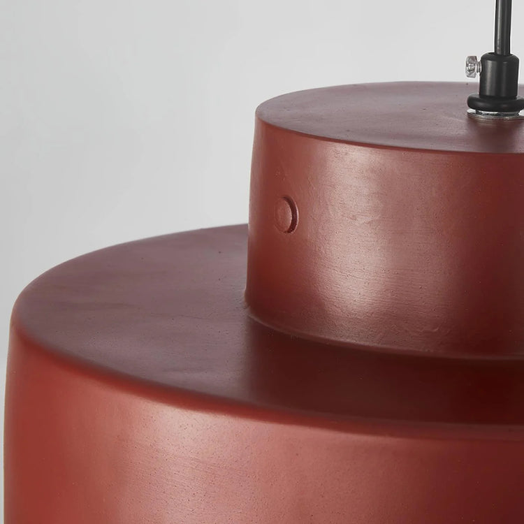 Contemporary Circle Resin Pendant Light