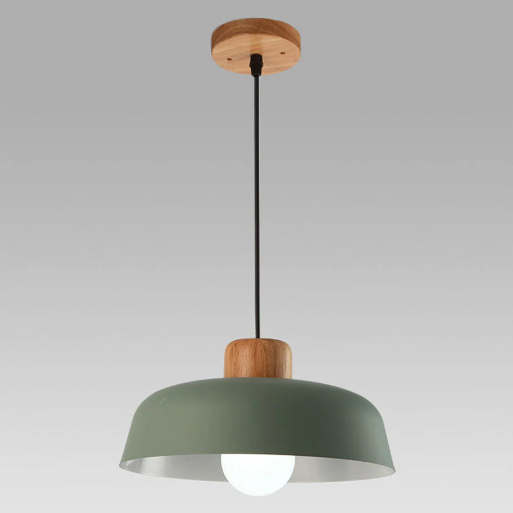 Lampe à suspension ronde moderne en métal