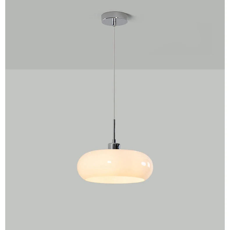 Lampada a sospensione rotonda in vetro alla moda