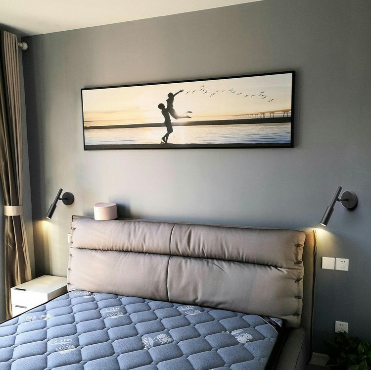 Minimalistisk Cylinder Iron Væglampe