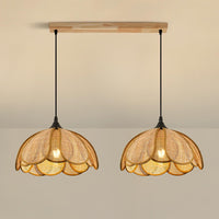 Rattan Blossom Pendant Light