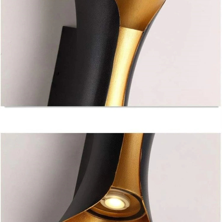 Modern Irregular Aluminum Outdoor Wall Light