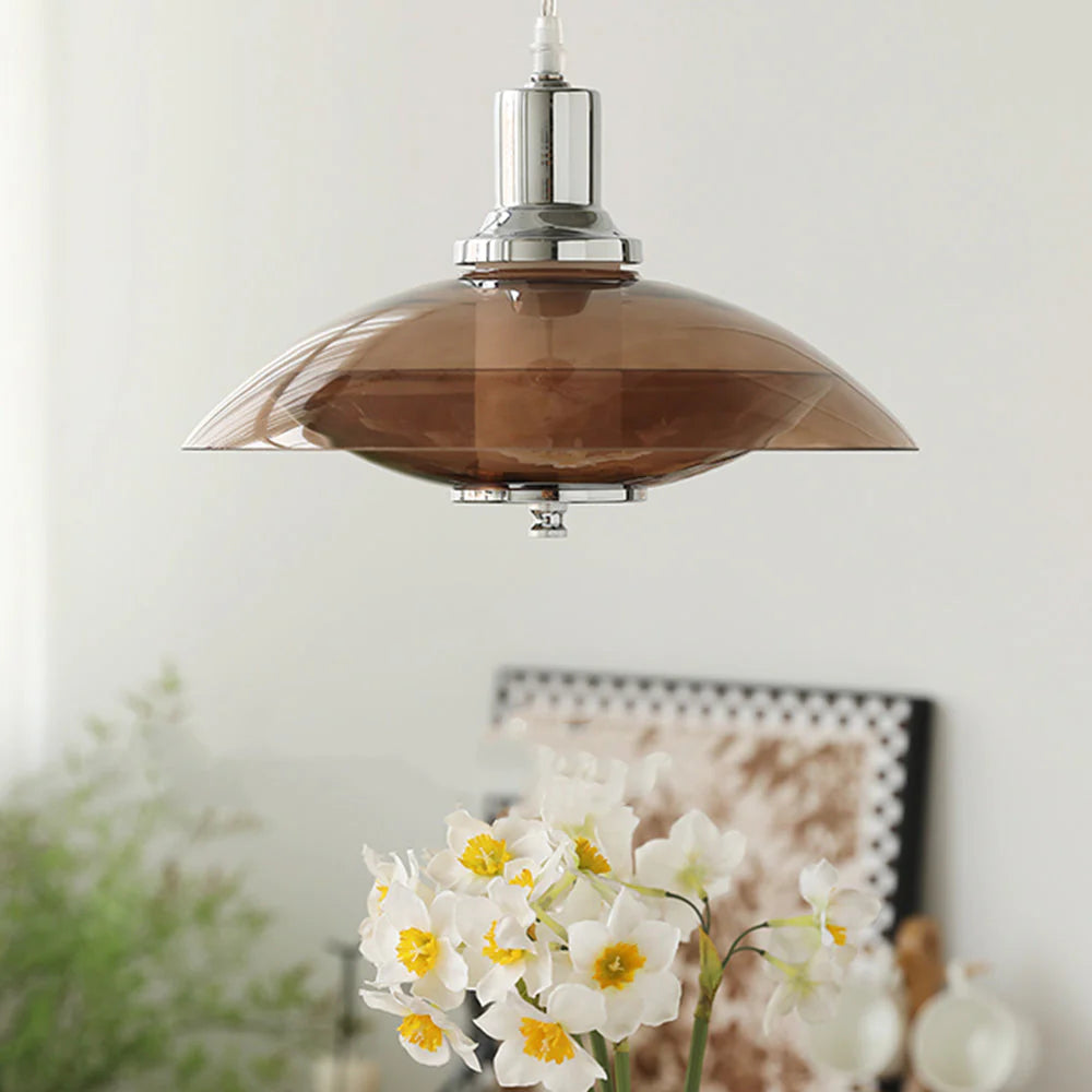 Modern Clear Glass Pendant Light