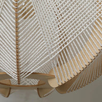 Artistic Wooden Irregular Pendant Light