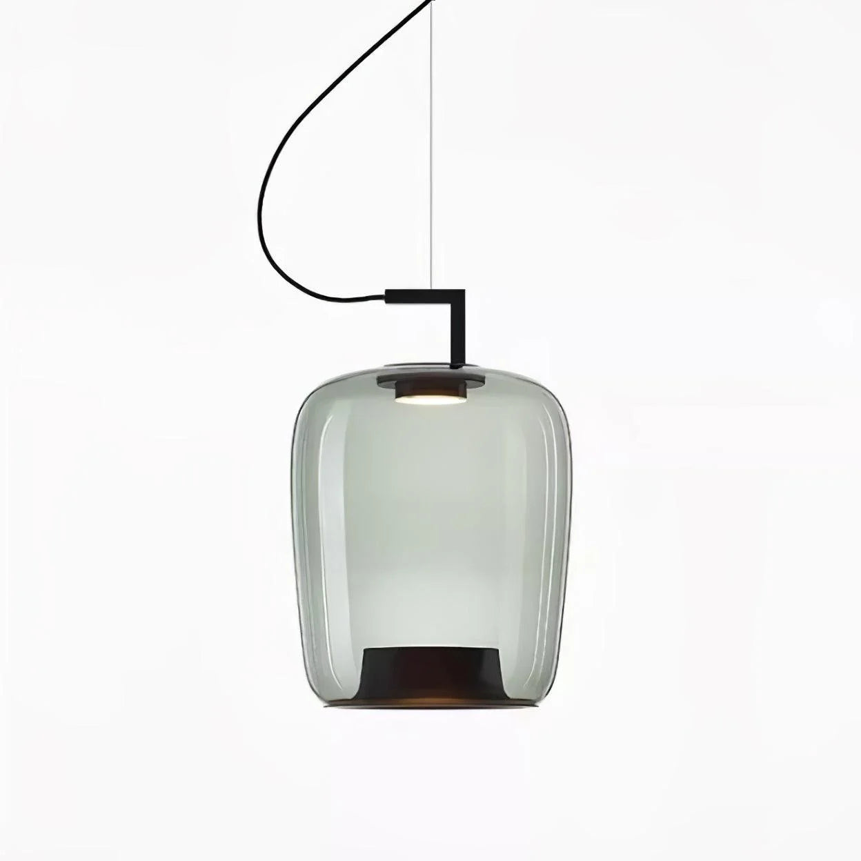 Suspension contemporaine en verre soufflé