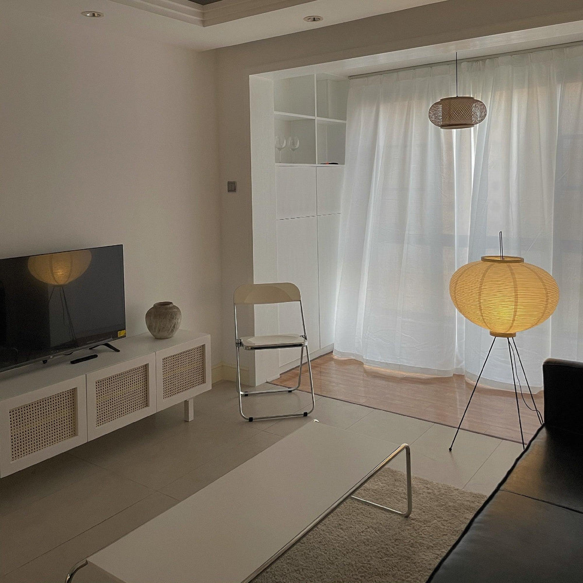 Orientalsk papirskygge lampe