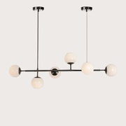 Moderna lampada a sospensione a sfera in vetro
